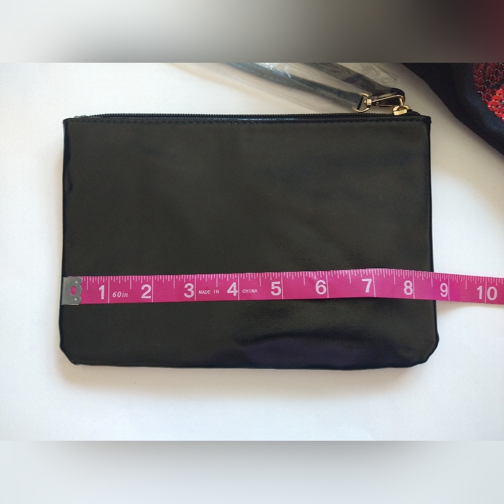 Victoria Secret Tote Bag & Pouch Colorfull Sequins One Size Style #11117941 NWT - Picture 7 of 13
